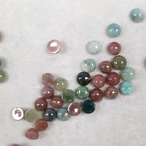 5MM ROUND CABOCHON FANCY JASPER(20PCS/BAG)
